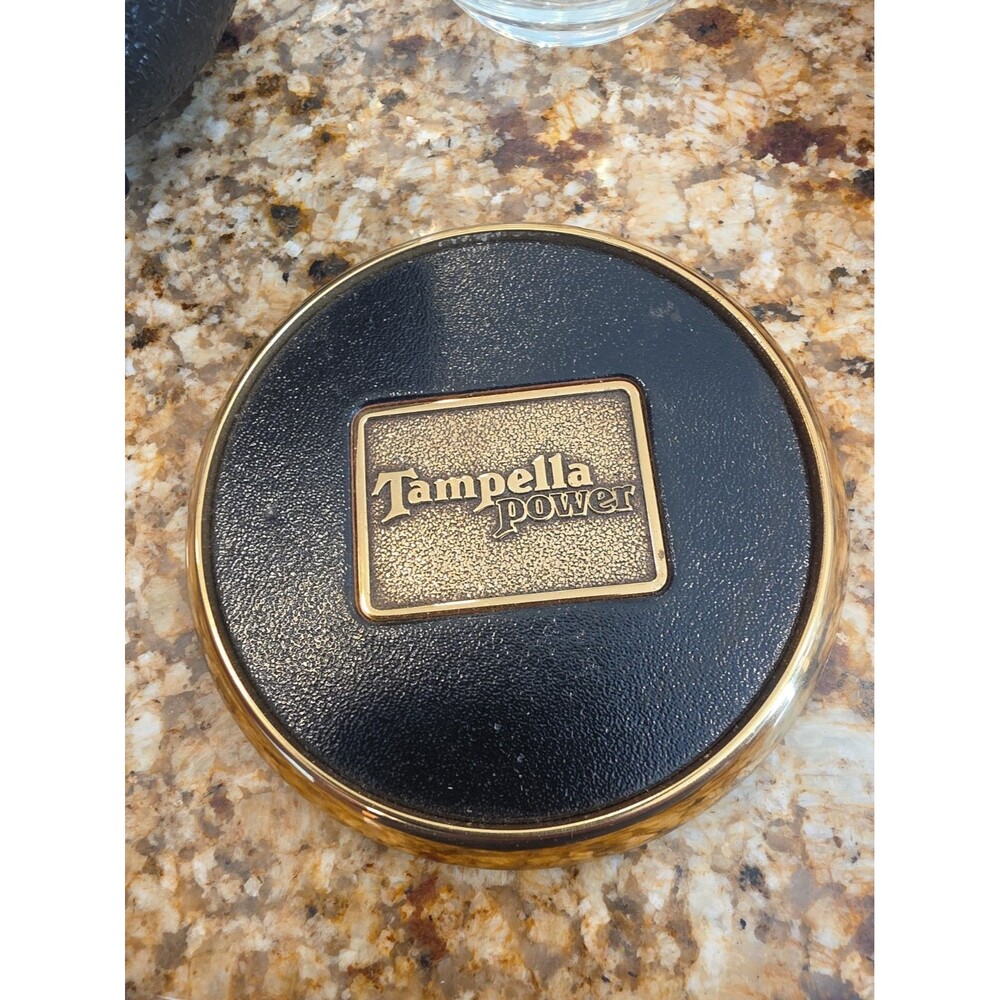 Tampella Piney Creek Power Plant Clarion Pa Coaster Brass Leather Paperweight